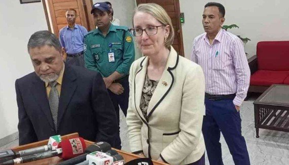 বাংলাদেশে সুষ্ঠু নিরপেক্ষ ও অংশগ্রহণমূলক নির্বাচন চায় যুক্তরাজ্য : সারাহ কুক